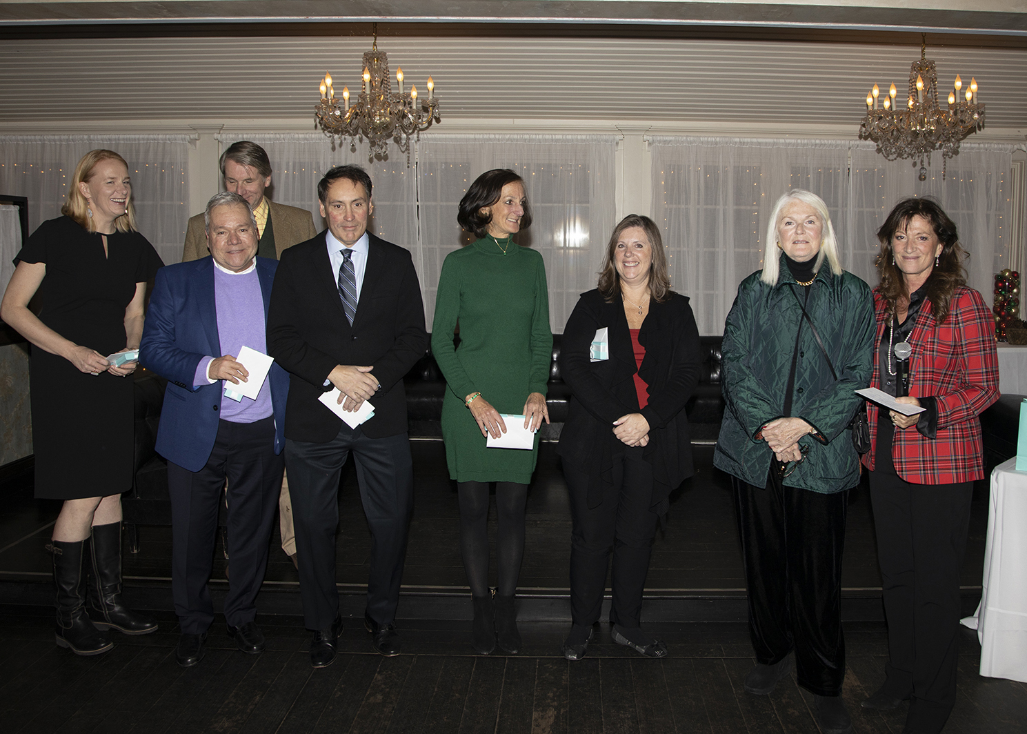 Evelina McDermott, Gene Stilwell, joan Bischoff, Patrick Galway, Laura Mott, Kimberley Terry, Nancy McGann,and Judi Desiderio