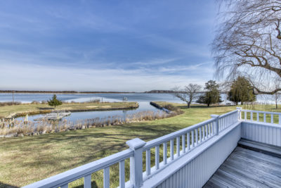 7 Lari Lane, Shelter Island - Waterfront View of Boat Basin and North Fork