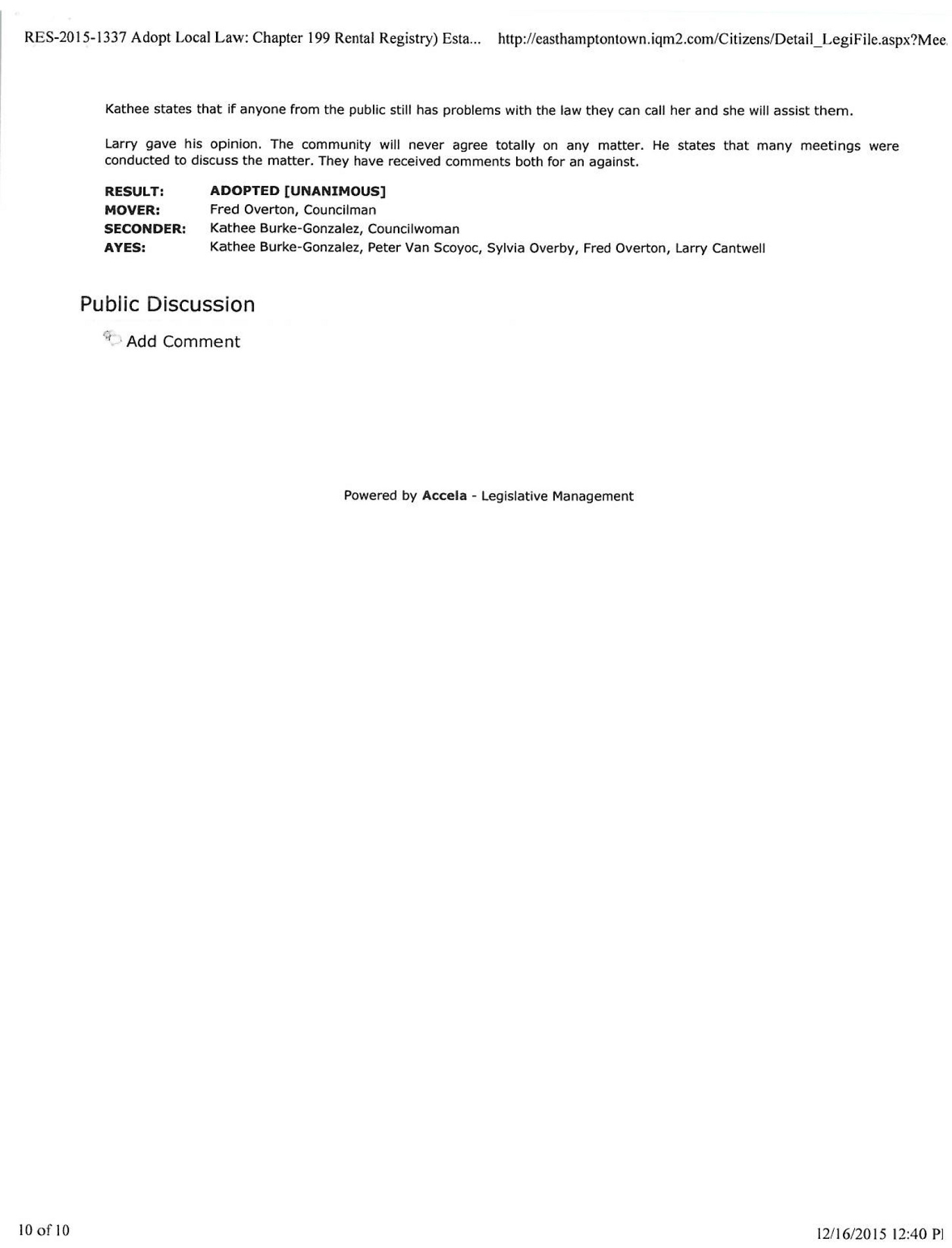 , NEW EAST HAMPTON TOWN RENTAL REGISTRY LAW, Town &amp; Country Real Estate