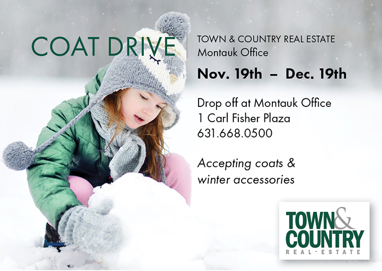 , Town &#038; Country East End Winter Coat Drive, Town &amp; Country Real Estate