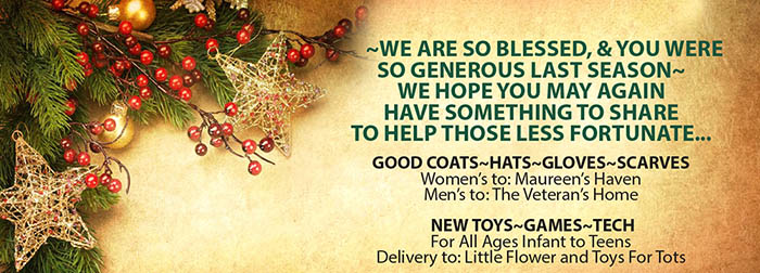 , Annual Holiday Coat Drive in Progress, Town &amp; Country Real Estate